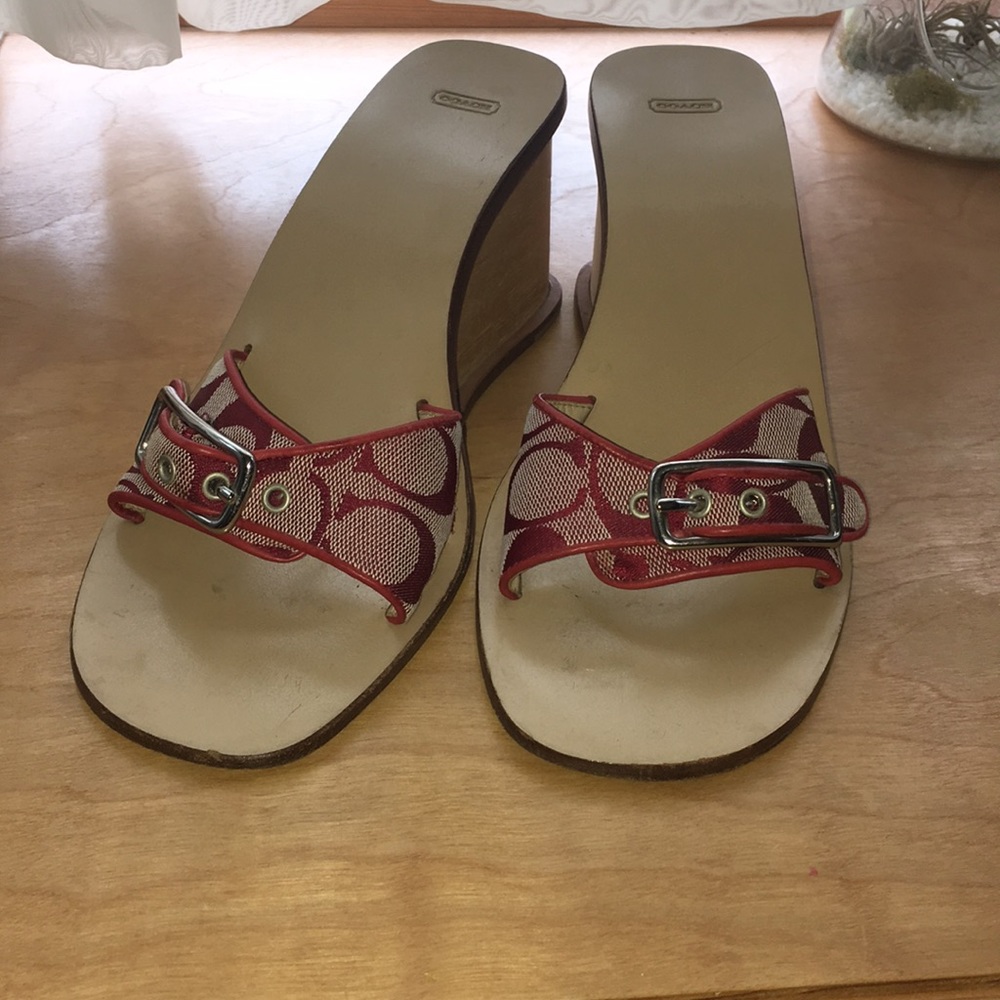 Coach wedges